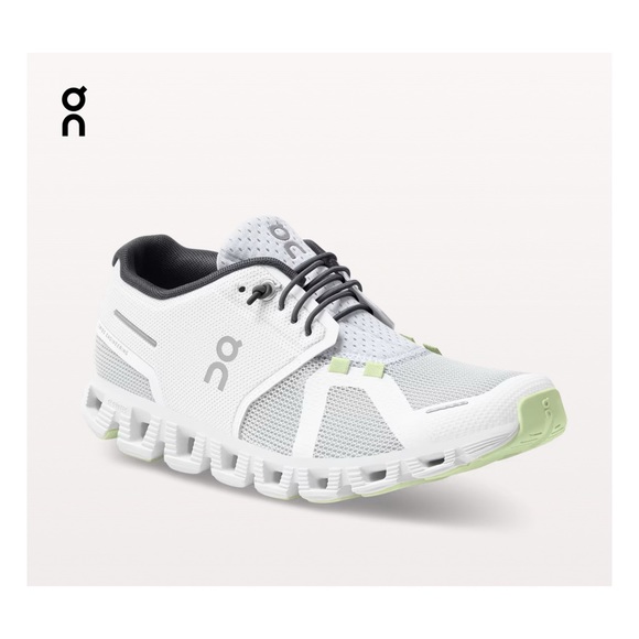 On Running Shoes - ON Cloud 5 Push Running Shoes in White/Oasis